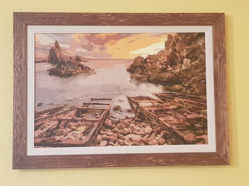 Customer photo review of Pintar por numeros personalizado