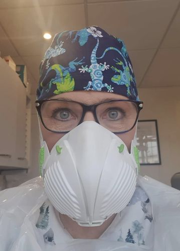 Customer photo review of Stealth P3 Dental Face Mask