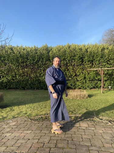 Customer photo review of Yukata Japonais Homme - Sanshuu