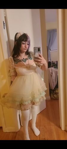 Customer photo review of [Premium Selected Limited Edition] Rainbow Candy Fairy Dress (Designer Arilf)