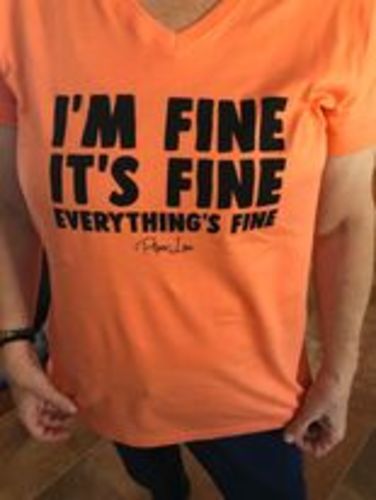 Customer photo review of I'm Fine It's Fine Everything's Fine
