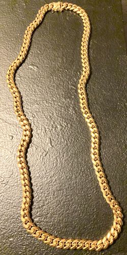 Customer photo review of 10mm 14K Gold IP Premium Miami Cuban Chain