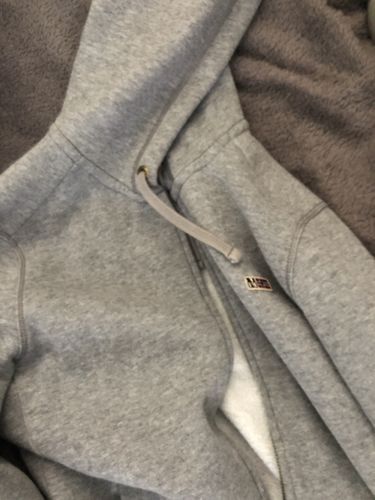Customer photo review of napapijri grey full zip hoodie s