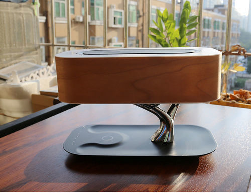 Customer photo review of Skrivebordslampe med trådløs opladning og Bluetooth-højttaler