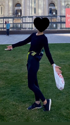 Customer photo review of Scallop Legging - Black