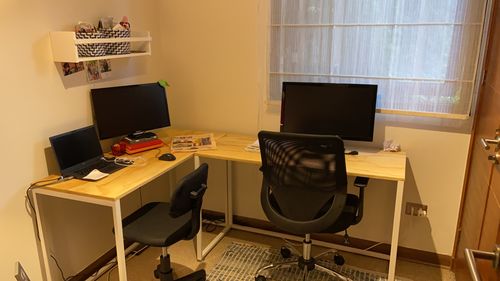 Customer photo review of Escritorio blanco MIMA 120 x 50 Homeoffice