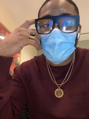 Customer photo review of Ankh Onyx Ring