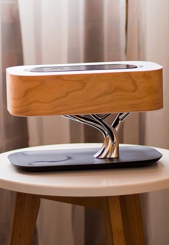 Customer photo review of Skrivebordslampe med trådløs opladning og Bluetooth-højttaler