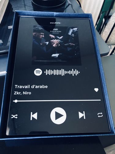 Customer photo review of Plaque personnalisée
