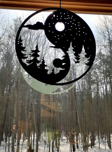 Customer photo review of Yin Yang - Metal Wall Art