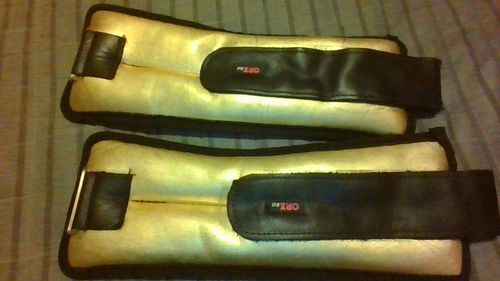 Customer photo review of Tobilleras con Peso Gold Ankle Weight