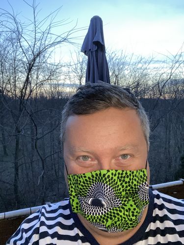 Customer photo review of 4 Mask & 4 Sock Combo