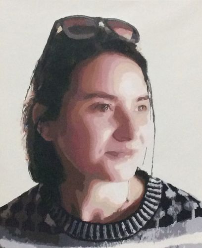 Customer photo review of Pintar por numeros personalizado