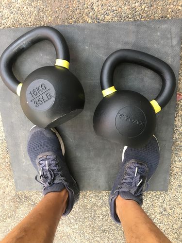 Customer photo review of Tydax Powder Coated Kettlebell