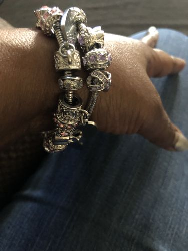 Customer photo review of Sisters Infinite Love Bracelets