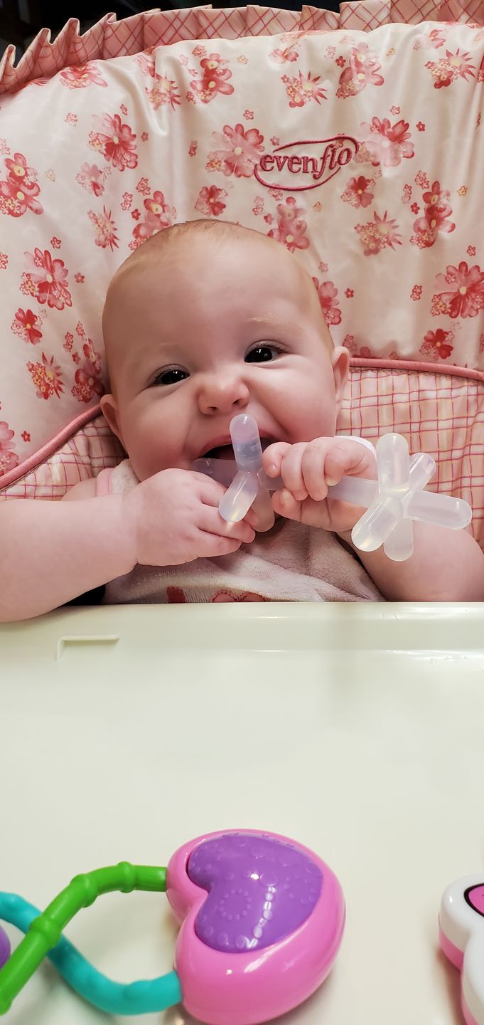 Customer photo review of moonjax® baby teether