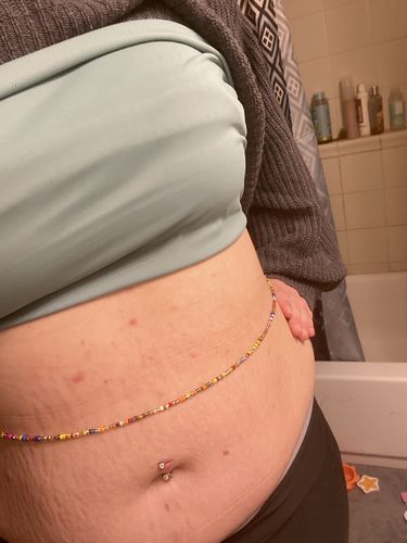 Customer photo review of Labadi Waist Beads
