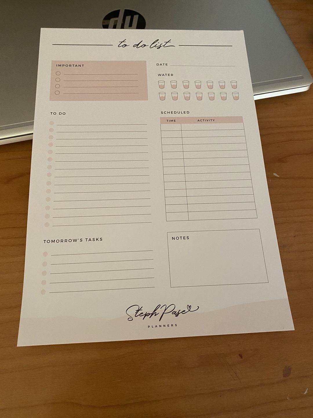 Customer photo review of To-Do List Notepad