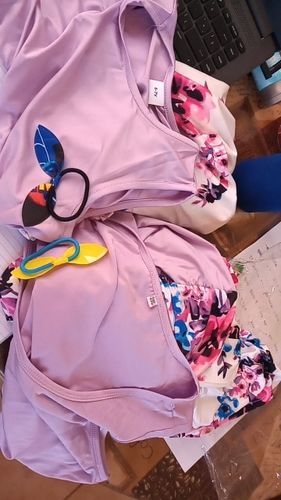 Customer photo review of Sleeveless Floral Long Dress  for Mom and Me