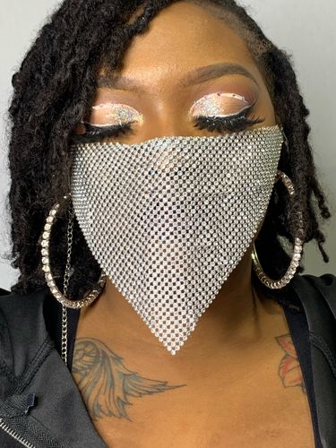 Customer photo review of ETERNITY HOOP EARRINGS