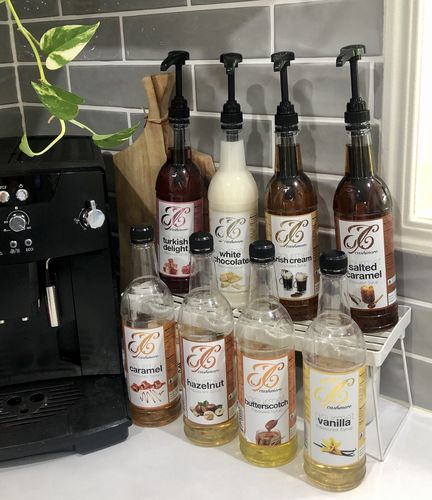 Customer photo review of Butterscotch Coffee Syrup