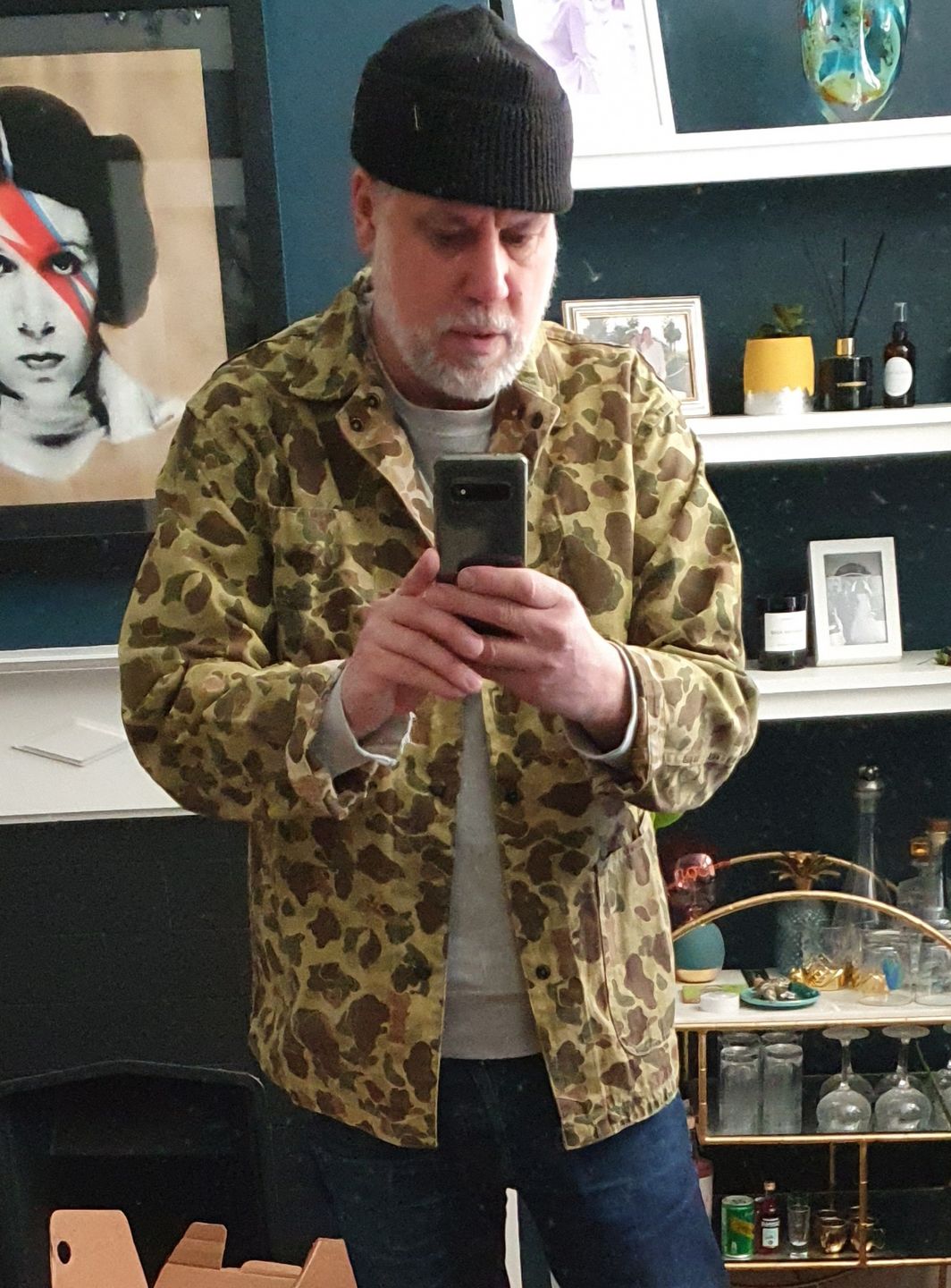 Customer photo review of WWII USMC Type P-42 Duck Hunter Camo Jacket