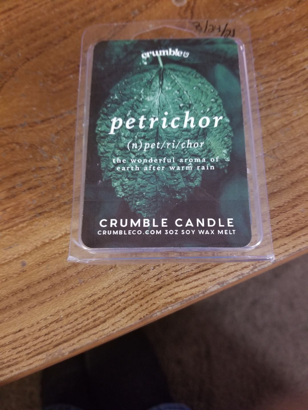 Customer photo review of Petrichor Wax Melts