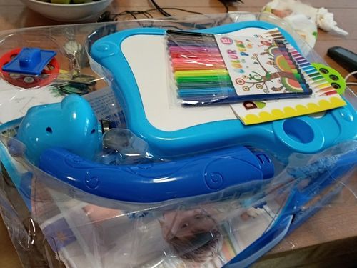 Customer photo review of Tegnebræt med Projektor Til Børn | Kreative legetøj