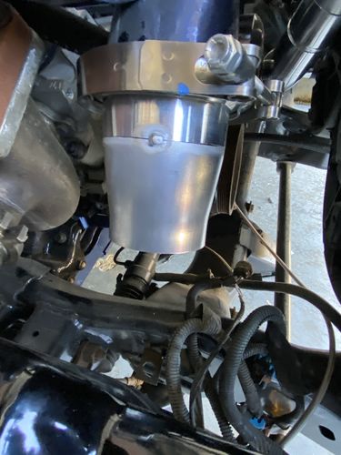 Customer photo review of 3" to 3.5" Aluminum Formed Transition