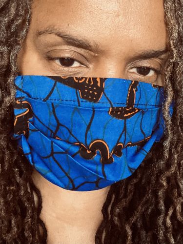 Customer photo review of PACK OF 6 ADULT REUSABLE FACE MASK