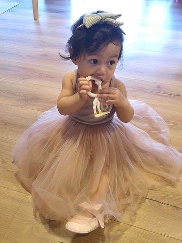 Customer photo review of Ballerina Like Dress | Dusky Pink