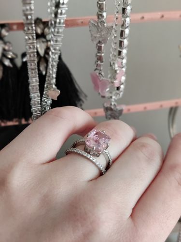 Customer photo review of Pink Princess Ring