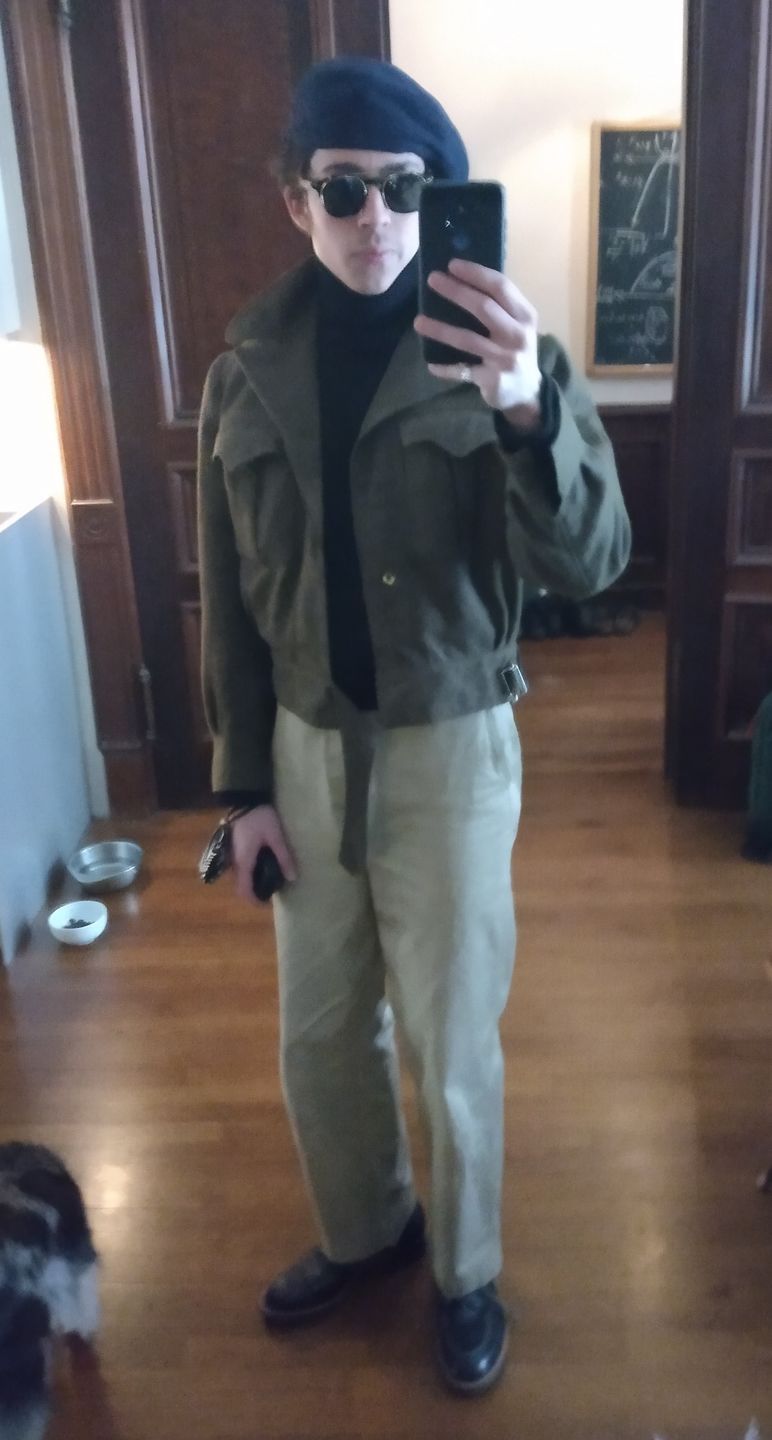 Customer photo review of 1942 US Army Chino Trousers