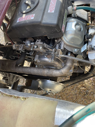 Customer photo review of 86-96 Club Car V-Twin Conversion Motor Mount