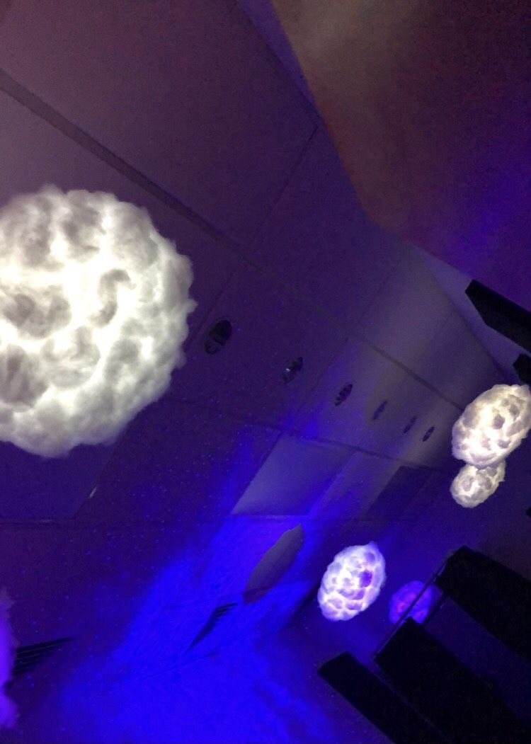 Customer photo review of 16" White Saturn Paper Lantern