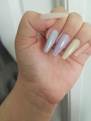Customer photo review of High Tea Poly Nail Gel Extension Kit
