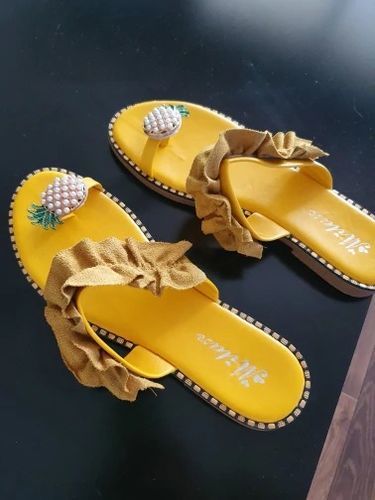 Customer photo review of Kafa™ Cute Pineapple Sandals【FREE SHIPPING】
