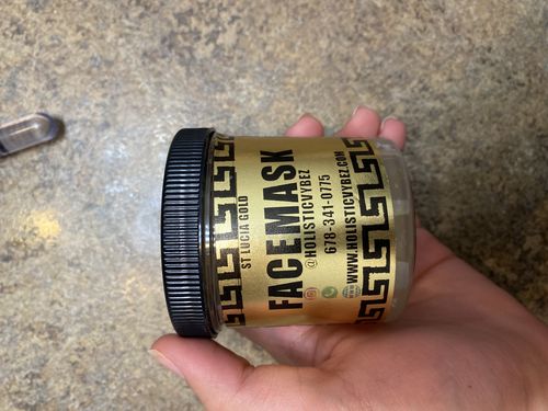 Customer photo review of Sea Moss Face Mask