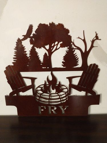 Customer photo review of Camp Fire Monogram