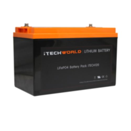 Customer photo review of iTECH120X 12V 120Ah Lithium Ion Battery LiFePO4 Deep Cycle Camping RV Solar