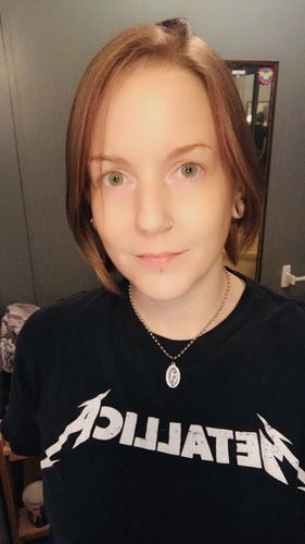 Customer photo review of Quartz Prescription Colored Contact Lenses