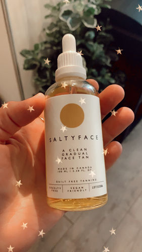 Customer photo review of Gradual Face Tan