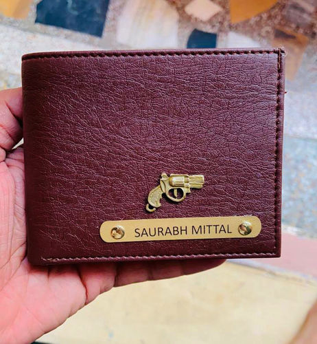 Customer photo review of Premium Quality Men's Wallet With Name & Charm