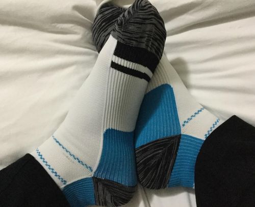 Customer photo review of 6 Pair Compression Socks