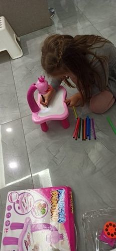 Customer photo review of Tegnebræt med Projektor Til Børn | Kreative legetøj