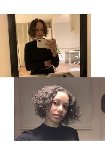 Customer photo review of VOLUME SPRAY 250ML