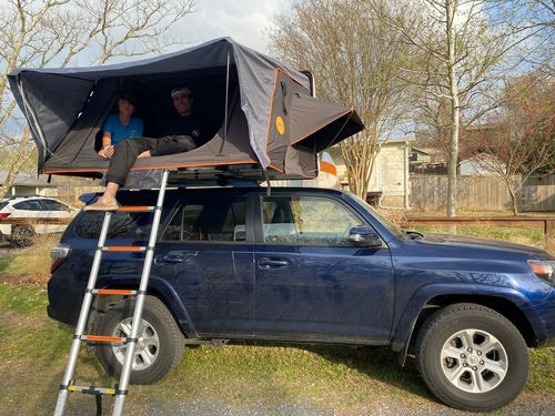 Customer photo review of 2021 Centori Adventurer XL Roof Top Tent