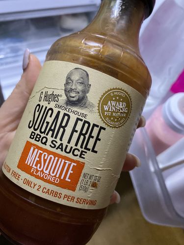 Customer photo review of G Hughes - Sugar Free Sauce 510g