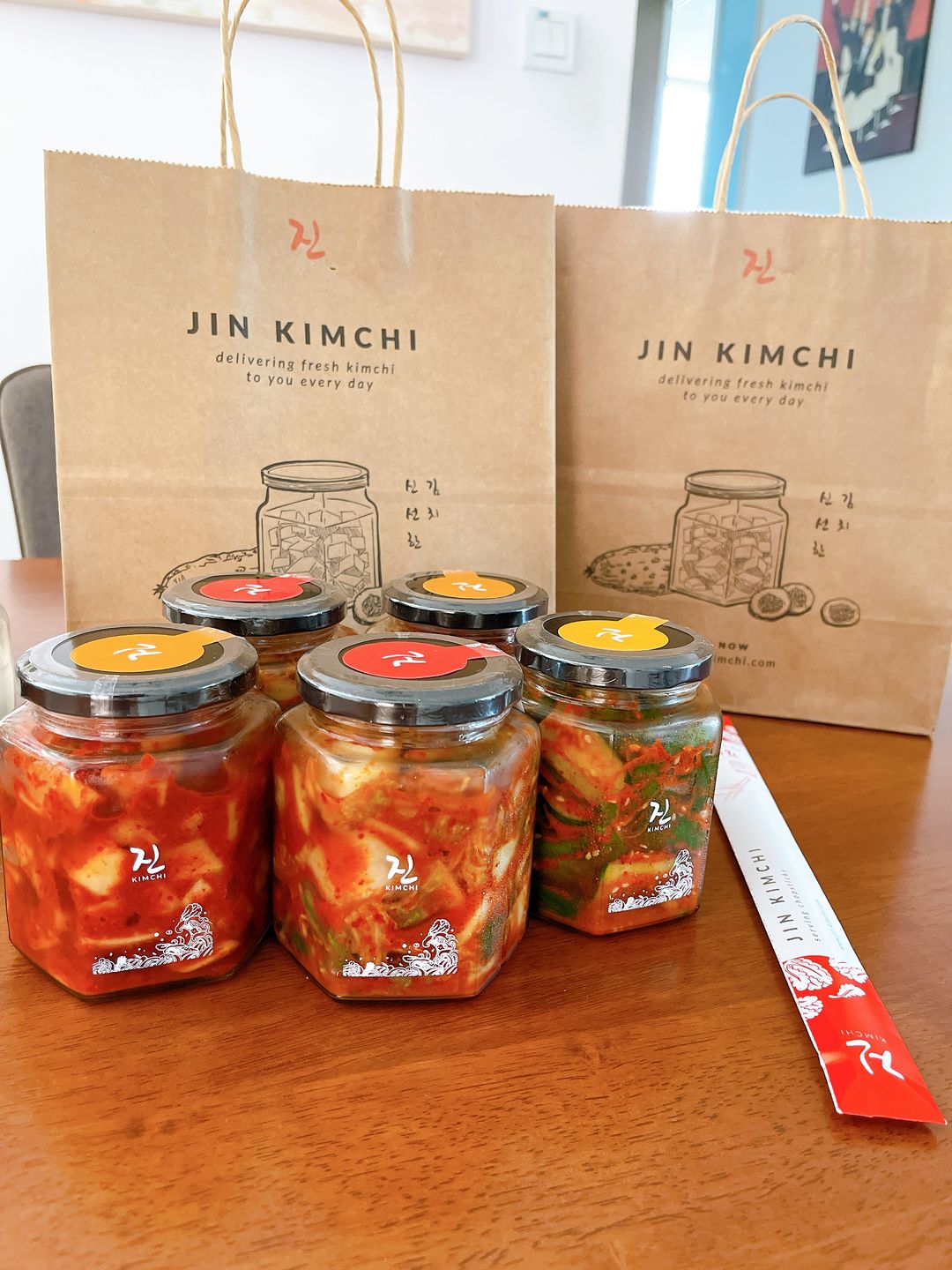 Customer photo review of JIN "Radish" Kimchi