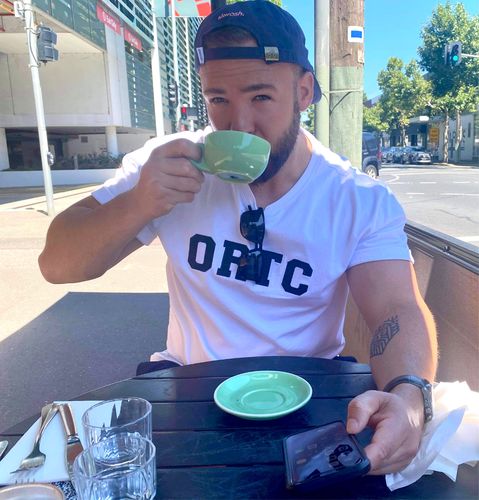 Customer photo review of ORTC Logo T Shirt Navy